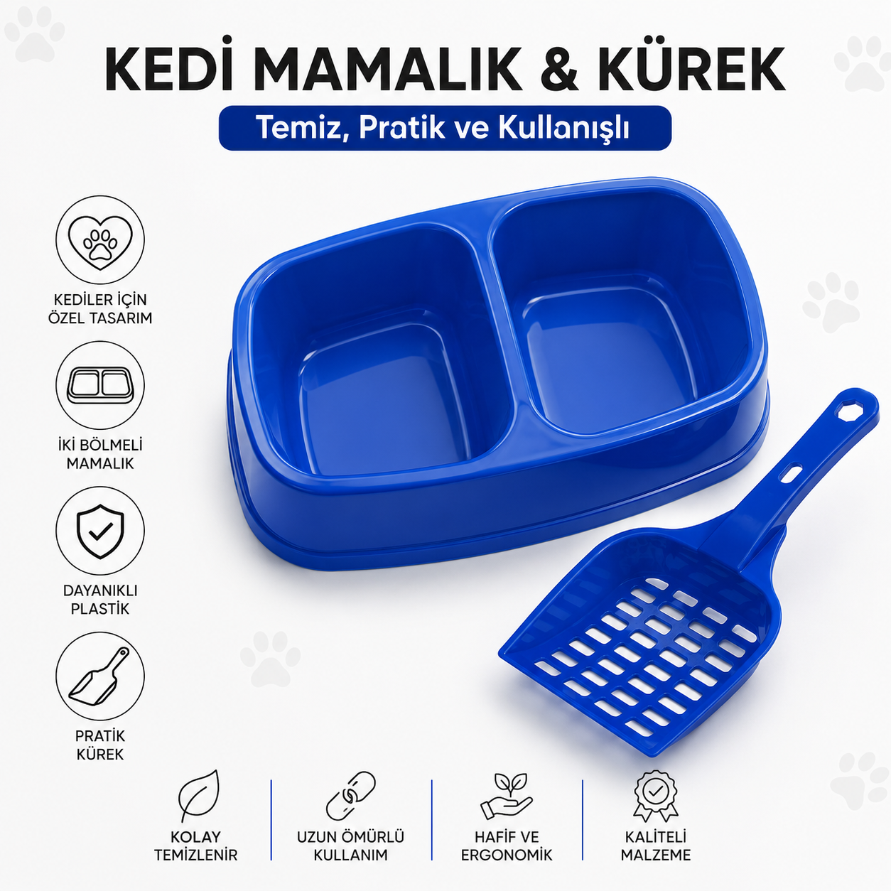 Kedi & Köpek Mama ve Su Kabı